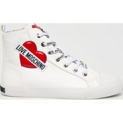 Love Moschino - Trampki. Szare trampki i tenisówki damskie Love Moschino, z gumy. Za 799.90 zł.