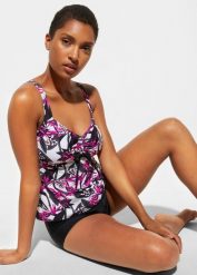 Figi bikini hipster. Czarne bikini damskie bonprix, bez wzorów. Za 49.99 zł.