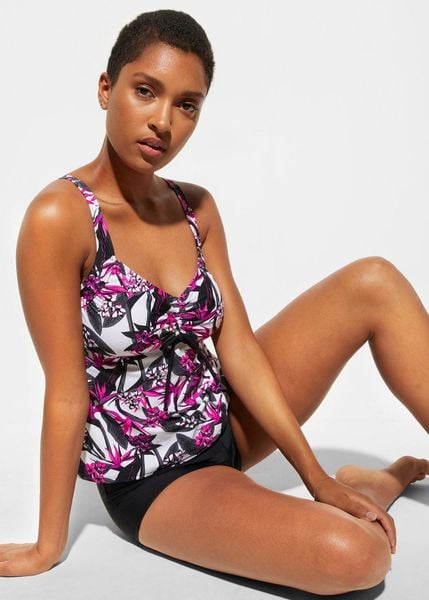 Figi bikini hipster. Czarne bikini damskie bonprix, bez wzorów. Za 49.99 zł.