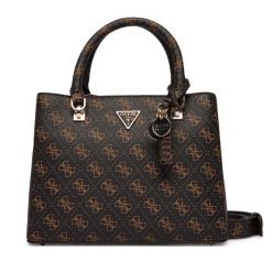 Torebka Guess. Brązowe torebki do ręki damskie Guess, z aplikacjami, bez dodatków. Za 639.99 zł.