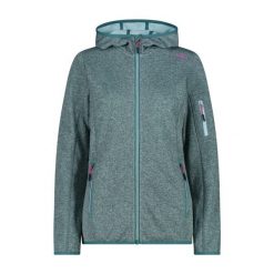 Bluza damska turystyczna CMP 30H5856. Zielone bluzy damskie CMP, l, bez wzorów, bez kaptura. Za 274.00 zł.