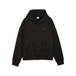 Bluza z kapturem Puma Essentials. Czarne bluzy męskie Puma, l, bez wzorów, z materiału, z kapturem. Za 277.50 zł.