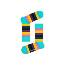 Skarpetki Happy Socks STR01-7005. Brązowe skarpety męskie Happy Socks, z bawełny. Za 24.43 zł.