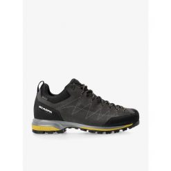 Buty podejściowe męskie Scarpa Zodiac GTX. Szare buty sportowe męskie Scarpa, bez zapięcia, wspinaczkowe. Za 939.99 zł.
