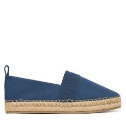Espadryle Calvin Klein. Niebieskie espadryle damskie Calvin Klein, bez wzorów, bez obcasa, bez zapięcia. Za 369.99 zł.