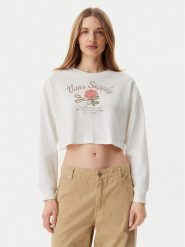 Vans Bluzka Supply Boutique VN000MDC Écru Relaxed Fit. Bluzki damskie Vans, m, bez wzorów, z bawełny, bez kołnierzyka, bez ramiączek. Za 109.99 zł.