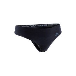 STRINGI ODDYCHAJĄCE. Czarne stringi damskie KALENJI. Za 19.99 zł.