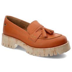 Pomarańczowe Półbuty Maciejka Wygodne Skórzane Buty Damskie. Brązowe mokasyny damskie Maciejka, klasyczne. Za 322.99 zł.