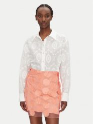 Bruuns Bazaar Koszula Feodory BBW4508 Biały Loose Fit. Białe bluzki damskie Bruuns Bazaar, bez wzorów, z bawełny, bez kołnierzyka, bez ramiączek. Za 609.99 zł.