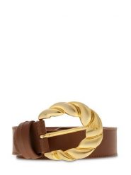 Guess Pasek 183324 Brązowy. Brązowe paski damskie Guess, z aplikacjami. Za 324.99 zł.