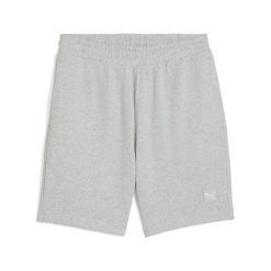 Męskie szorty Essentials Elevated 9" PUMA Light Gray Heather. Czarne krótkie spodenki sportowe męskie Puma, m, bez wzorów, do biegania. Za 97.99 zł.