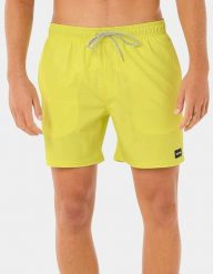 Spodenki surfingowe męskie Rip Curl Daily Volley Żółty. Zielone kąpielówki męskie Rip Curl, l, bez wzorów, z materiału. Za 149.65 zł.