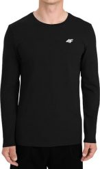 4f Koszulka męska 4F Longsleeve M611 czarna 4FWMM00TLONM611 20S 2XL. Czarne bluzki z długim rękawem męskie 4f, m, bez wzorów, bez kołnierzyka. Za 64.78 zł.