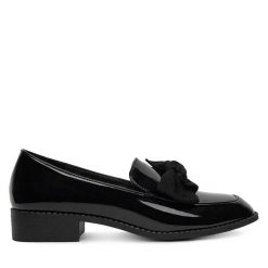 Loafersy DeeZee. Czarne mokasyny damskie DeeZee. Za 149.99 zł.