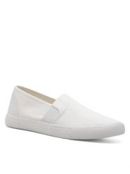 Jenny Fairy Tenisówki Doris HYV2033-1 Biały. Białe trampki i tenisówki damskie Jenny Fairy, bez wzorów, z materiału, bez zapięcia. Za 69.99 zł.