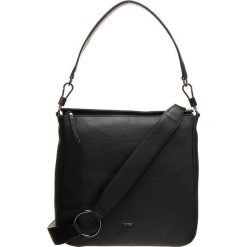 Skórzana torebka "Lia 4" w kolorze czarnym - 31 x 30 x 9 cm. Czarne torby na ramię damskie marki BREE. W wyprzedaży za 500.95 zł.