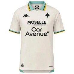 Koszulka wyjazdowa FC Metz 2026/27. Białe koszulki sportowe męskie Kappa, xl, bez wzorów, z materiału, bez kołnierzyka, bez ramiączek, na fitness i siłownię. Za 389.00 zł.