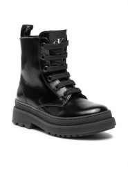 Calvin Klein Jeans Trapery V4A5-80703-1453 M Czarny. Czarne buty zimowe dziewczęce Calvin Klein Jeans, bez wzorów, z jeansu, bez zapięcia. Za 549.99 zł.