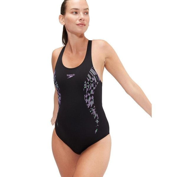 Strój Kąpielowy Speedo Muscleback – Granatowy / Wielokolorowy – Rozmiar 28. Fioletowe kostiumy jednoczęściowe damskie Speedo, bez wzorów, sportowe, do pływania. Za 1,040.07 zł.