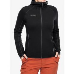 Bluza trekkingowa damska Mammut Aconcagua ML Hooded Jacket. Czarne bluzy damskie Mammut, xs, bez wzorów, bez kaptura. Za 851.55 zł.