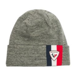 Czapka Rossignol Luka. Szare czapki i kapelusze męskie Rossignol, z aplikacjami, z syntetyku, klasyczne. Za 119.99 zł.