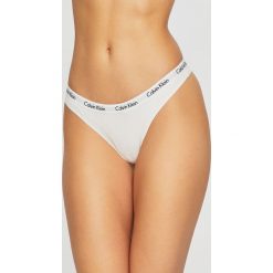 Calvin Klein Underwear - Stringi (3-pack). Stringi damskie Calvin Klein Underwear, l, bez wzorów, z bawełny. Za 179.90 zł.