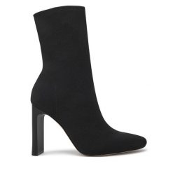 Botki Aldo. Czarne botki damskie Aldo, bez obcasa, na słupku, bez zapięcia. Za 349.99 zł.