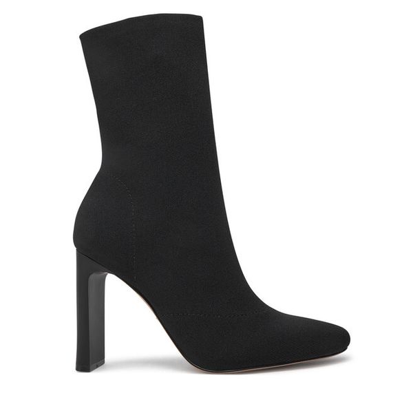 Botki Aldo. Czarne botki damskie Aldo, bez obcasa, na słupku, bez zapięcia. Za 349.99 zł.