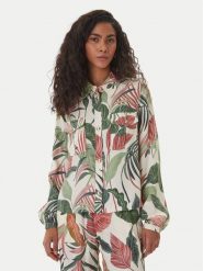 Guess Koszula W6GH22 W1789 Kolorowy Regular Fit. Bluzki damskie Guess, l, z aplikacjami, z wiskozy, bez kołnierzyka, bez ramiączek. Za 524.99 zł.