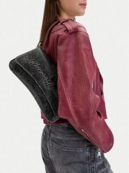 Guess Jeans Torebka CWBEO-GUESS-B-013-09 Czarny. Czarne torebki do ręki damskie Guess Jeans, z aplikacjami, z jeansu, bez dodatków. Za 229.99 zł.