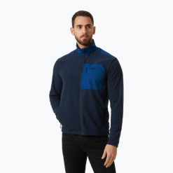 Bluza trekkingowa męska Helly Hansen Daybreaker Block. Niebieskie bluzy męskie Helly Hansen, m, bez wzorów, bez kaptura. Za 189.99 zł.