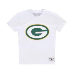 Koszulka do futbolu amerykańskiego męska Mitchell Ness NFL Green Bay Pacers. Białe koszulki sportowe męskie Mitchell & Ness, m, bez wzorów, z bawełny, bez kołnierzyka, bez ramiączek, do piłki nożnej. Za 187.50 zł.