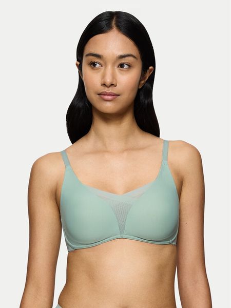 Triumph Biustonosz bezfiszbinowy Shape Smart 10209594 Zielony. Zielone biustonosze Triumph, bez wzorów, z syntetyku. Za 169.99 zł.