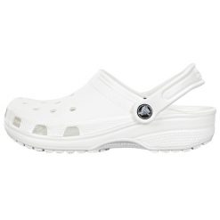 Japonki Crocs Classic, Dla obu płci. Białe klapki damskie Crocs, bez wzorów, z materiału. Za 298.00 zł.