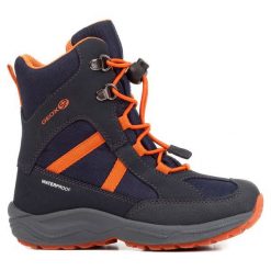 Geox Buty Zimowe Chłopięce New Alaska 28 Niebiesko-Pomarańczowe. Buty zimowe chłopięce marki Geox. Za 329.00 zł.