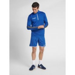 Hummel bluza sportowa na trening hml Authentic Half Zip Sweatshirt r. 2XLHummel. Niebieskie bluzy męskie Hummel, xl, bez wzorów, bez kaptura. Za 160.00 zł.