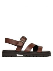G-Star Raw Sandały WI34-23568-01 Brązowy. Brązowe sandały damskie G-Star Raw, bez wzorów, ze skóry, bez obcasa, na płaskiej podeszwie, bez zapięcia. Za 259.99 zł.