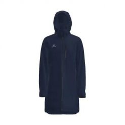 Kurtka wodoodporna Erima Coach. Niebieskie kurtki sportowe damskie Erima, na zimę, l, bez wzorów, z materiału, z kapturem, na fitness i siłownię. Za 427.95 zł.