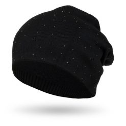 Czapka damska Peterson PTN HAT-05 czarna. Czarne czapki i kapelusze damskie Peterson, bez wzorów, z dzianiny, eleganckie. Za 46.00 zł.