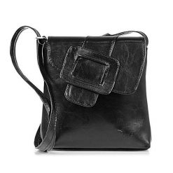 Torebka skórzana damska listonoszka DAN-A T123 czarna. Czarne torebki shopper damskie DAN-A, bez wzorów, ze skóry, eleganckie, bez dodatków. Za 249.99 zł.