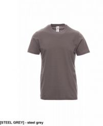 PAYPER - Koszulka t-shirt męski roboczy 100% BAWEŁNA ELASTYCZNA g/m steel grey XXL. Szare t-shirty męskie PAYPER, m, bez wzorów, z bawełny, bez kołnierzyka. Za 26.51 zł.