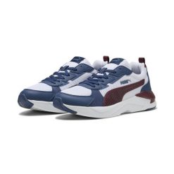 Sneakersy unisex X-Ray 3 PUMA White Ruby Shimmer Persian Blue Red. Białe obuwie sportowe damskie Puma, bez wzorów, trekkingowe. W wyprzedaży za 209.00 zł.