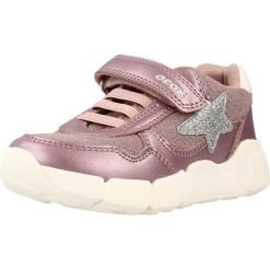 Buty GEOX B FLEXYPER MINI GIRL Rose. Czerwone obuwie sportowe damskie Geox, bez wzorów, z syntetyku, na fitness i siłownię. Za 173.99 zł.