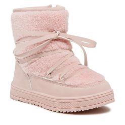 Śniegowce Nelli Blu. Czerwone śniegowce dziewczęce Nelli Blu, bez zapięcia. Za 69.99 zł.