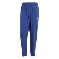 Spodnie dresowe tkane adidas Train Essentials. Białe spodnie sportowe męskie Adidas, l, bez wzorów, z dresówki, na fitness i siłownię. Za 191.50 zł.