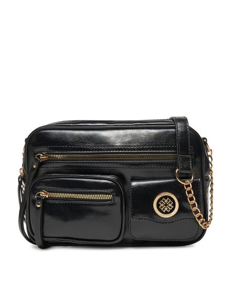 Monnari Torebka TORIMP0-24J-BAG0641-K020D000-R00 Czarny. Czarne listonoszki damskie Monnari, bez wzorów, ze skóry, bez dodatków. Za 119.99 zł.