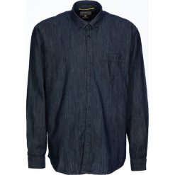 Koszula dżinsowa "Jack" - Regular fit - w kolorze granatowym. Niebieskie koszule męskie Camel Active, m, bez wzorów, z bawełny, bez kołnierzyka, bez ramiączek. W wyprzedaży za 87.95 zł.