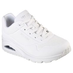 Damskie UNO STAND ON AIR Sneakersy Biały. Białe obuwie sportowe damskie Skechers, bez wzorów, z gumy, trekkingowe. Za 422.00 zł.