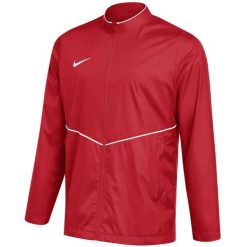 Kurtka męska Nike Park 26 Rain. Czerwone kurtki męskie Nike, m, bez wzorów, z materiału, klasyczne, bez kaptura. Za 141.99 zł.