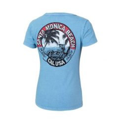 Koszulka damska Pitbull Denim Washed Oceanside. Czarne t-shirty damskie PITBULL, xs, bez wzorów, z denimu, casualowe, bez kołnierzyka. Za 59.99 zł.
